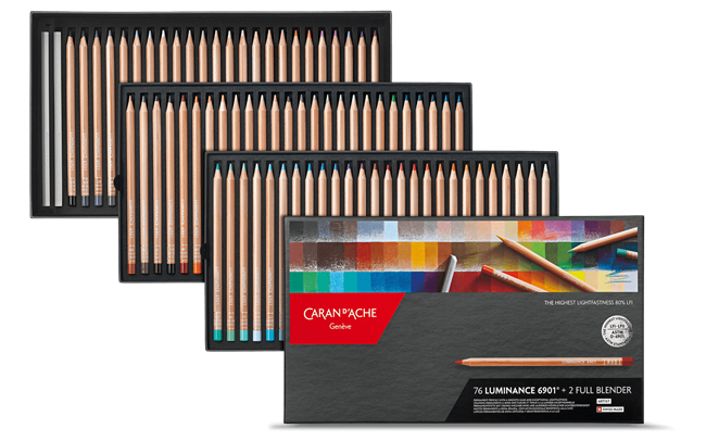 Artist Luminance 6901 Assor.76 Colours + 2 Full Blenders