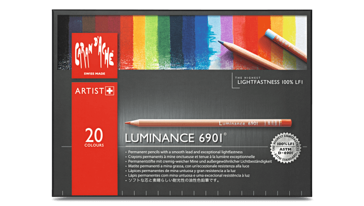Caran d'Ache Luminance Kleurpotlood   6901 - Portrait Assort. 20 colours zonder nieuwe 719, 748, 741 en 066