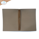 Elizabeth Craft Designs Art Journal Passport XL - AJ09  Mr. & Mrs. Passport XL Stonewashed Brown