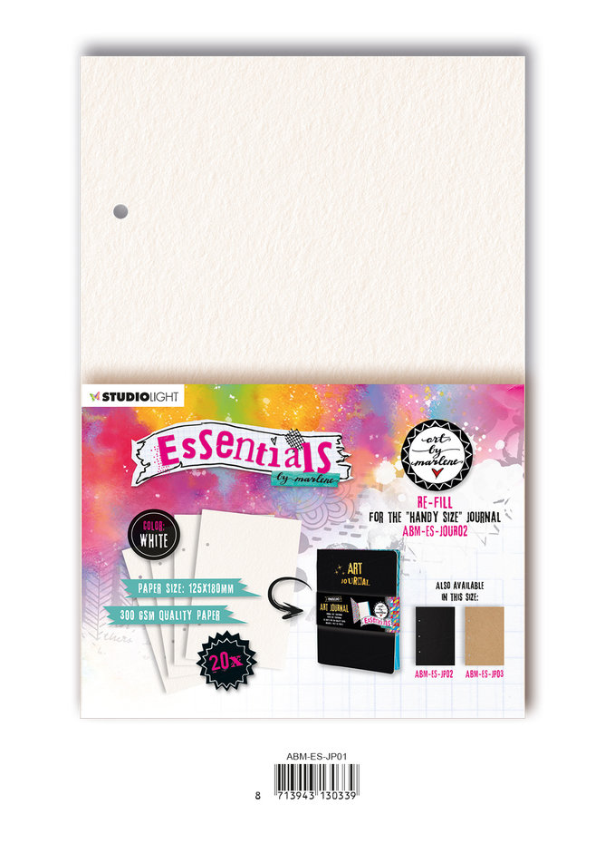 Studio Light Essentials re-fill for The handy size journal