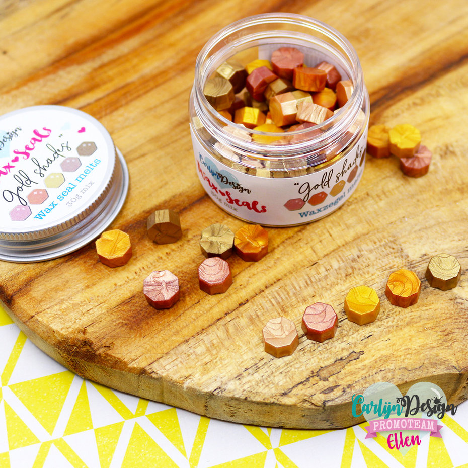 CarlijnDesign Wax Seal Melts 30gr - Gold Shades