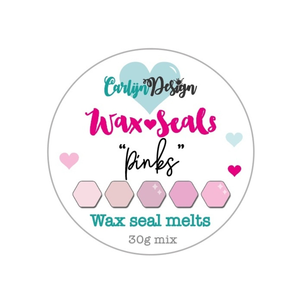 CarlijnDesign Wax Seal Melts 30gr - Pinks