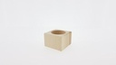 Houten Waxinelichthouder vierkant beukenhout 5,7x5,7x4cm