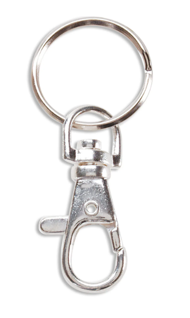 Vaessen Creative Sleutelhanger 3.5cm Zilver