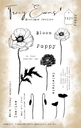 Tracy Evans Clear Stamps A6 - TE039 Poppy