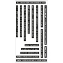 Sizzix Clear Stamps By Pete Hughes 16/Pkg - 666318 Seasonal Vibes #1