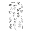 Sizzix Clear Stamps By Lisa Jones 17/Pkg - Garden Botanicals