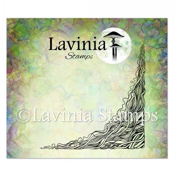 Lavinia Clear Stamps - LAV875 Dragon Tree Root Corner