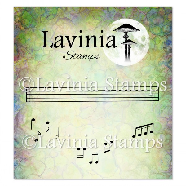 Lavinia Clear Stamps - LAV737 Musical Notes (Small) Stamp