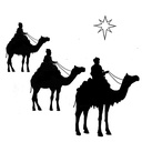 Lavinia Clear Stamps - LAV090 Three Kings and a Star
