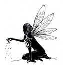 Lavinia Clear Stamps - LAV125 Fairy Dust Silhouette