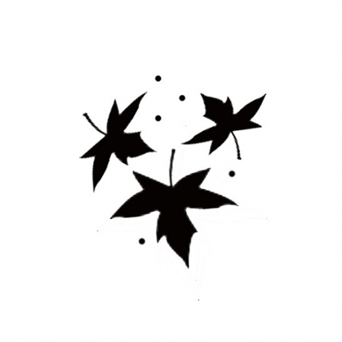 Lavinia Clear Stamps - LAV290 Maple Leaf Miniature