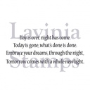Lavinia Clear Stamps - LAV376 Embrace your Dreams