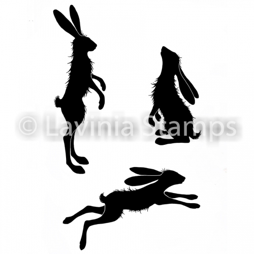Lavinia Clear Stamps - LAV482 Whimsical Hares