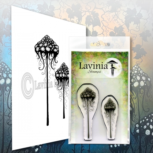 Lavinia Clear Stamps - LAV596 Mushroom Lantern Set