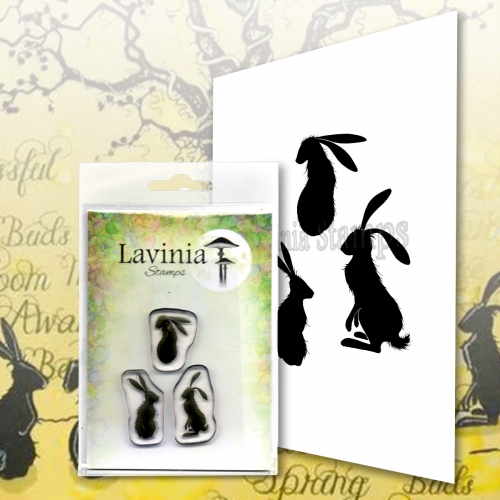Lavinia Clear Stamps - LAV614 Wild Hares Set Small