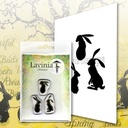 Lavinia Clear Stamps - LAV614 Wild Hares Set Small