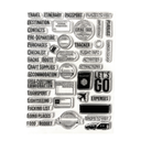 Elizabeth Craft Designs Clear Stamps Once in a Lifetime - CS409 Travel Journal