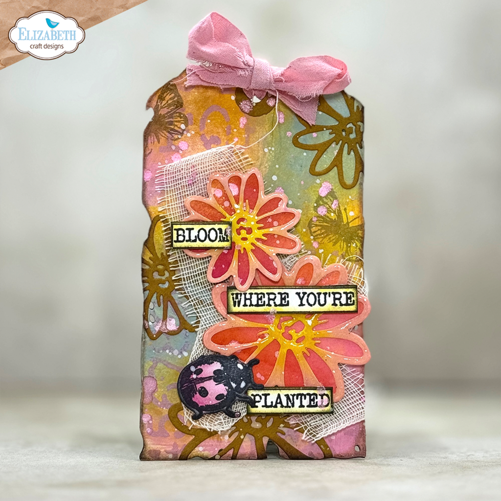 Elizabeth Craft Designs Clear Stamps In the Garden - CS416 Journal Phrases 5