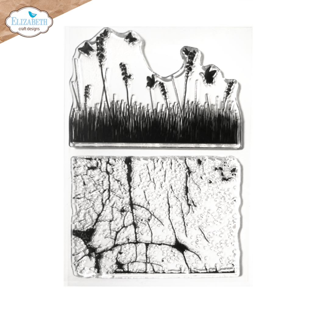 Elizabeth Craft Designs Clear Stamps In the Garden  - CS415 Cracked Fields