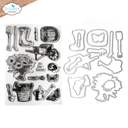 Elizabeth Craft Designs Stamp and Die Set In the Garden - CSD413 Garden of Love