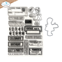 Elizabeth Craft Designs Stamp and Die Set - CSD421 Celebrations 2 Stamp and Die Set