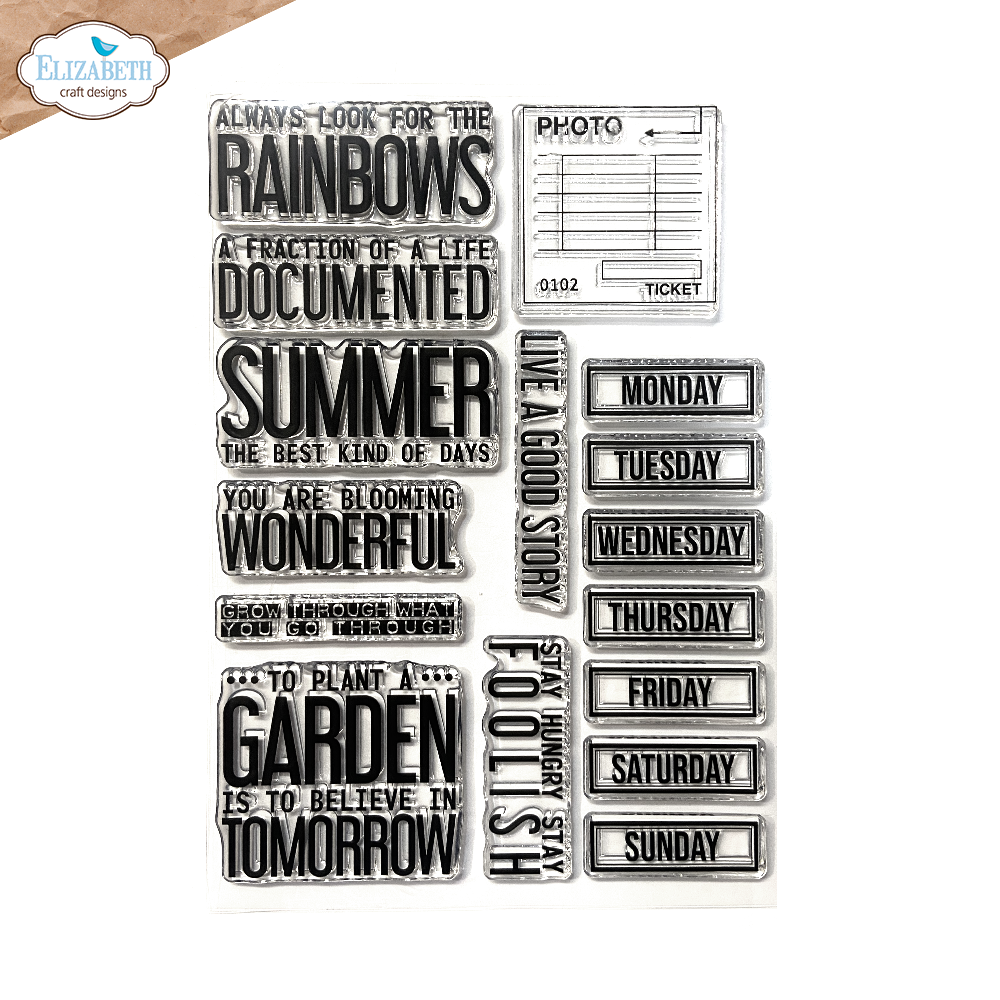 Elizabeth Craft Designs Clear Stamps - CS420 Best Kind Of Days