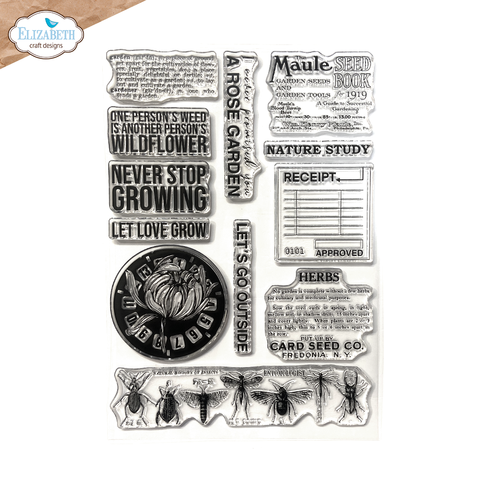 Elizabeth Craft Designs Clear Stamps - CS419 Wildflower