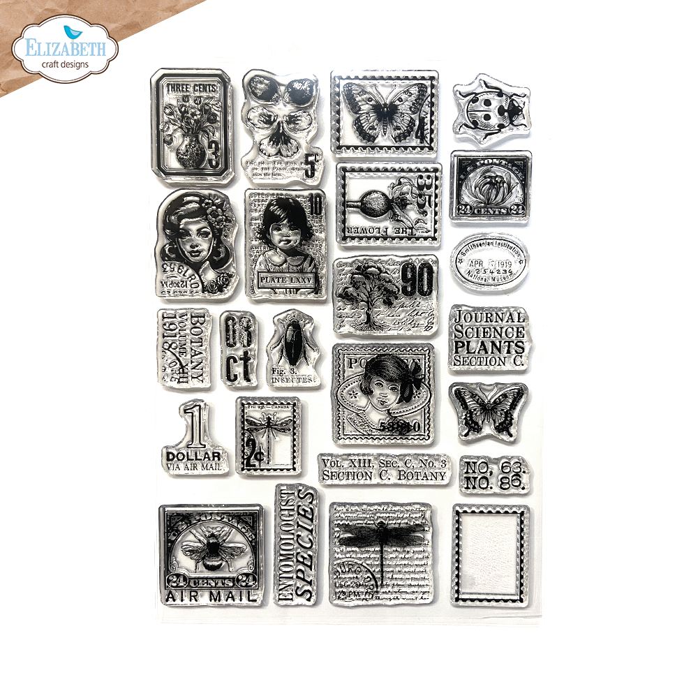 Elizabeth Craft Designs Clear Stamps - CS418 Postage Stamps 3