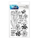 Ranger Simon Hurley create. Clear Stamps 6x9 Inch - HUR88776 Heartfelt Blooms