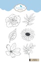 Elizabeth Craft Designs Clear Stamps - Garden Flowers