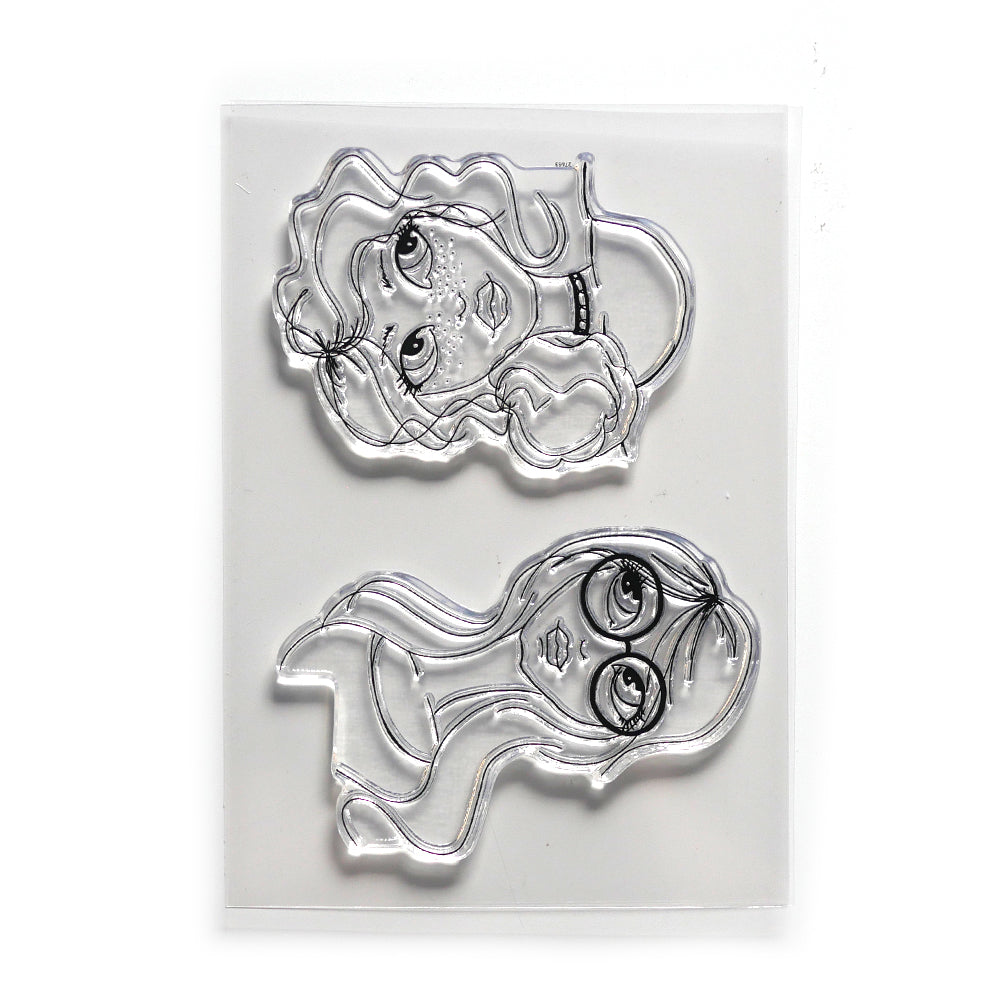 Elizabeth Craft Designs Clear Stamps - Funky Chicks