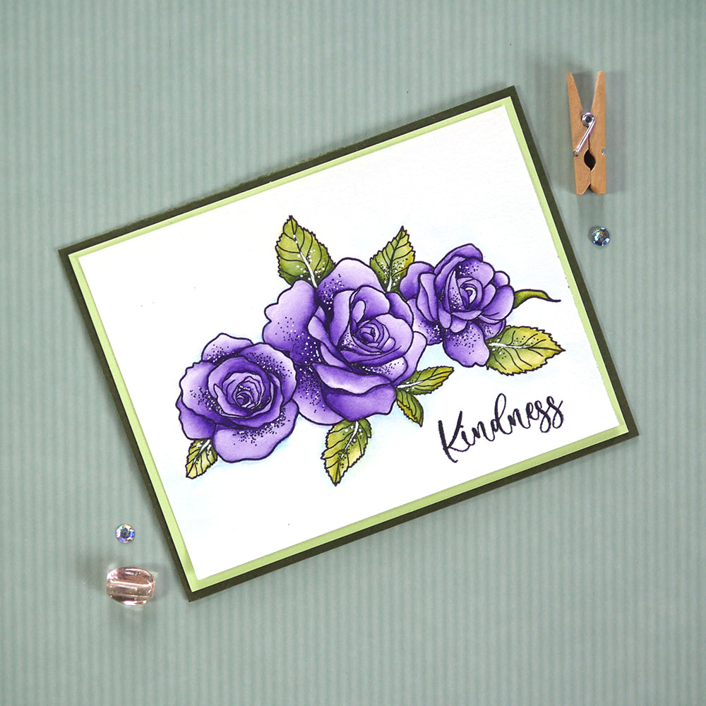 Elizabeth Craft Designs Clear Stamps - CS229 Gratitude.  Co√∂rdinates AND ONE ONLY SOLD TOGETHER with the matching Cutting Die 1888 Gratitude.