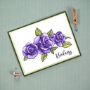 Elizabeth Craft Designs Clear Stamps - CS229 Gratitude.  Co√∂rdinates AND ONE ONLY SOLD TOGETHER with the matching Cutting Die 1888 Gratitude.