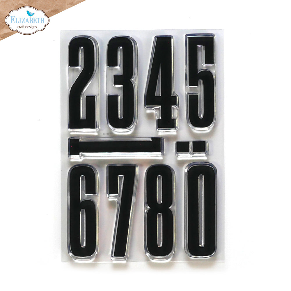 Elizabeth Craft Designs Clear Stamps - CS233 Long & Tall Numbers