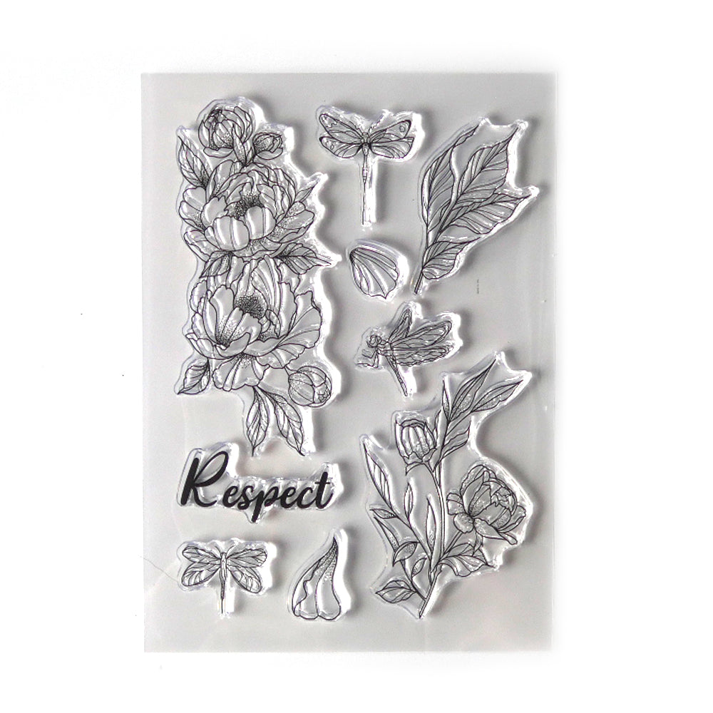 Elizabeth Craft Designs Clear Stamps - CS241 Respect