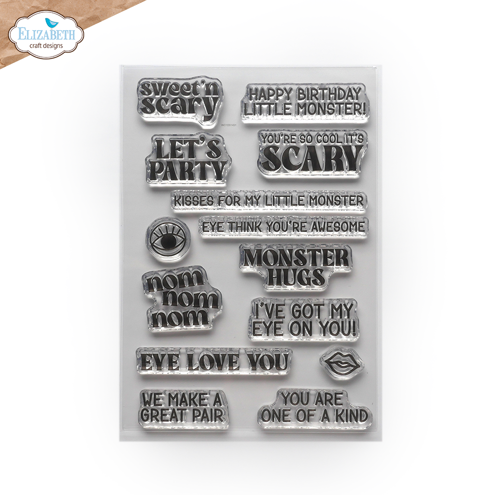 Elizabeth Craft Designs Clear Stamps - CS277 Monster Hugs