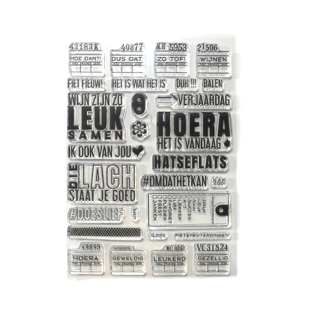 Elizabeth Craft Designs Clear Stamps - CS289 Ik ook van jou