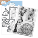 Elizabeth Craft Designs Stamp and Die Set Fables and Fairytales Collection -  DS02 Rabbit Hole