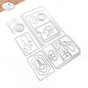 Elizabeth Craft Designs Stamp and Die Set - K016 ATC Special Kit