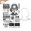 Elizabeth Craft Designs Stamp & Die Set From the Past - CS340 Travels From the Past