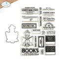 Elizabeth Craft Designs Stamp and Die Set - CSD374 The Bookstore