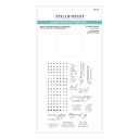 Spellbinders Clear Stamp & Die Set - SDS-194 Bestie Alphabet Beads & Sentiments