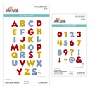 Spellbinders Clear Stamps Say Cheese Classic Mouse - BD-0968 Alphabet & Numbers Bundle