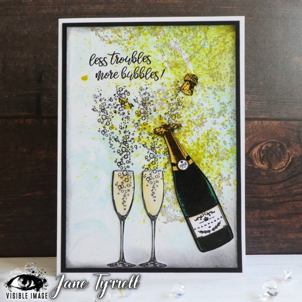 Visible Image Clear Stamps A6 - Anyone For Bubbles