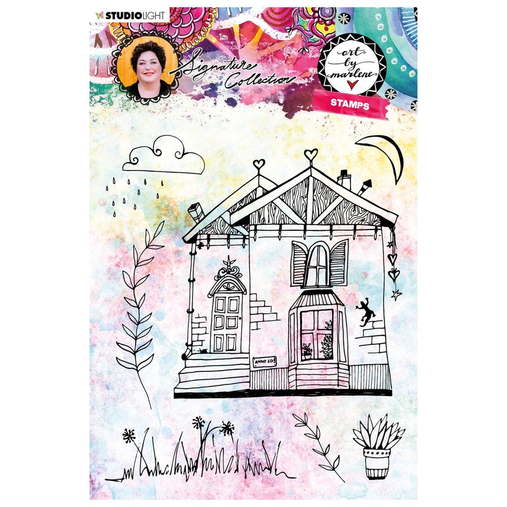 Studio Light Clear Stamps Art By Marlene - 4.0 nr. 44 House