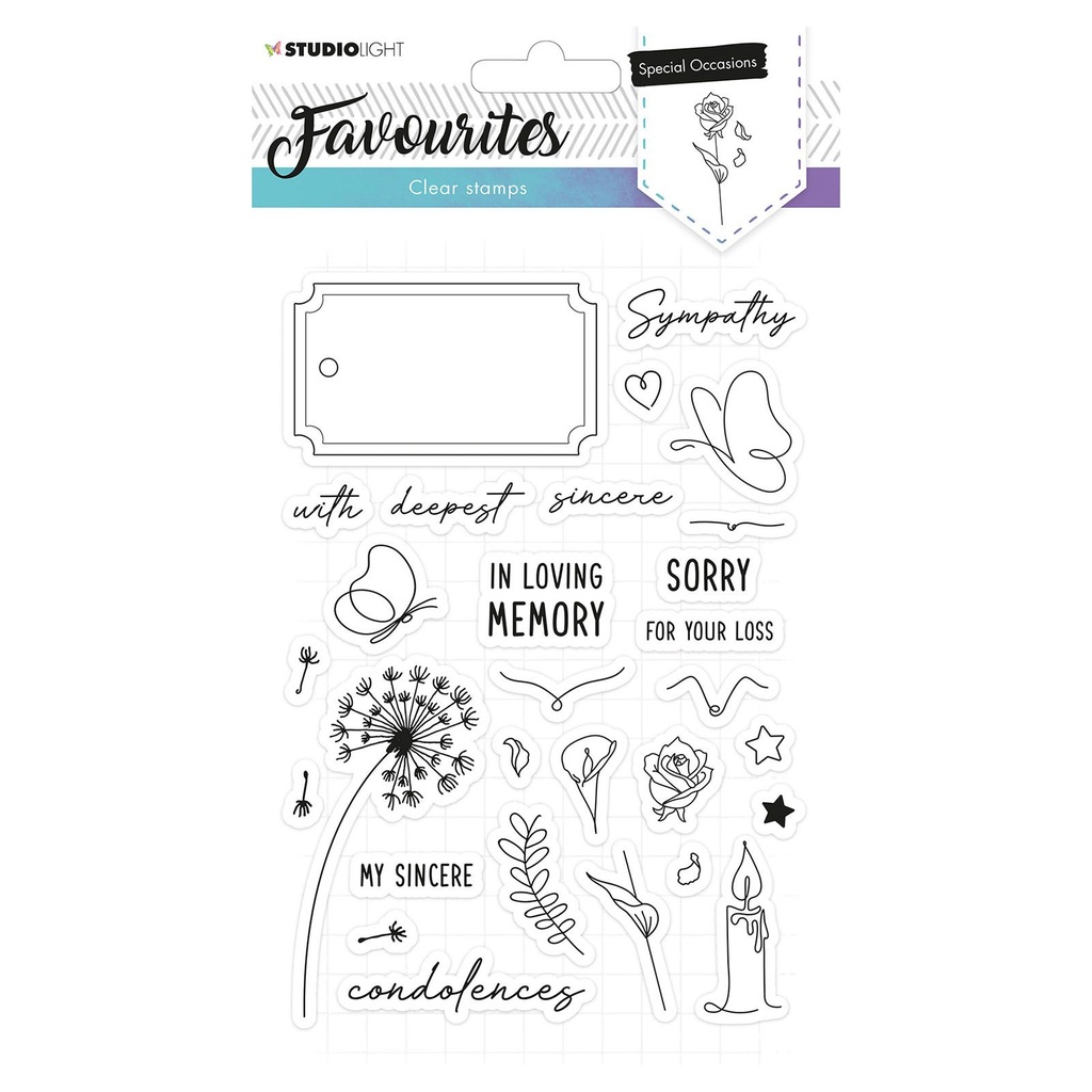 Studio Light Clear Stamps A5 - Favourites nr. 487