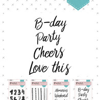 Studio Light Clear Stamp Planner Essentials nr.08