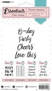 Studio Light Clear Stamp Planner Essentials nr.08