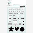 Studio Light Clear Stamps Creative Craftlab Essentials - Tekst Interactions For Slider Pop-Up